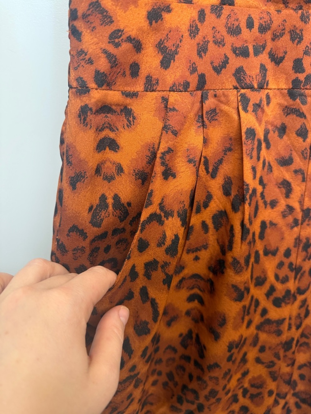 Free People Nordic Winds Rust Leopard-Print Jumpsuit - Picture 6 of 10